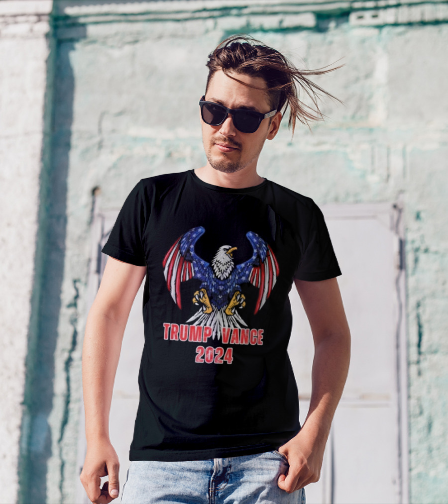 Trump Vance 2024 Eagle Patriotic T-Shirt