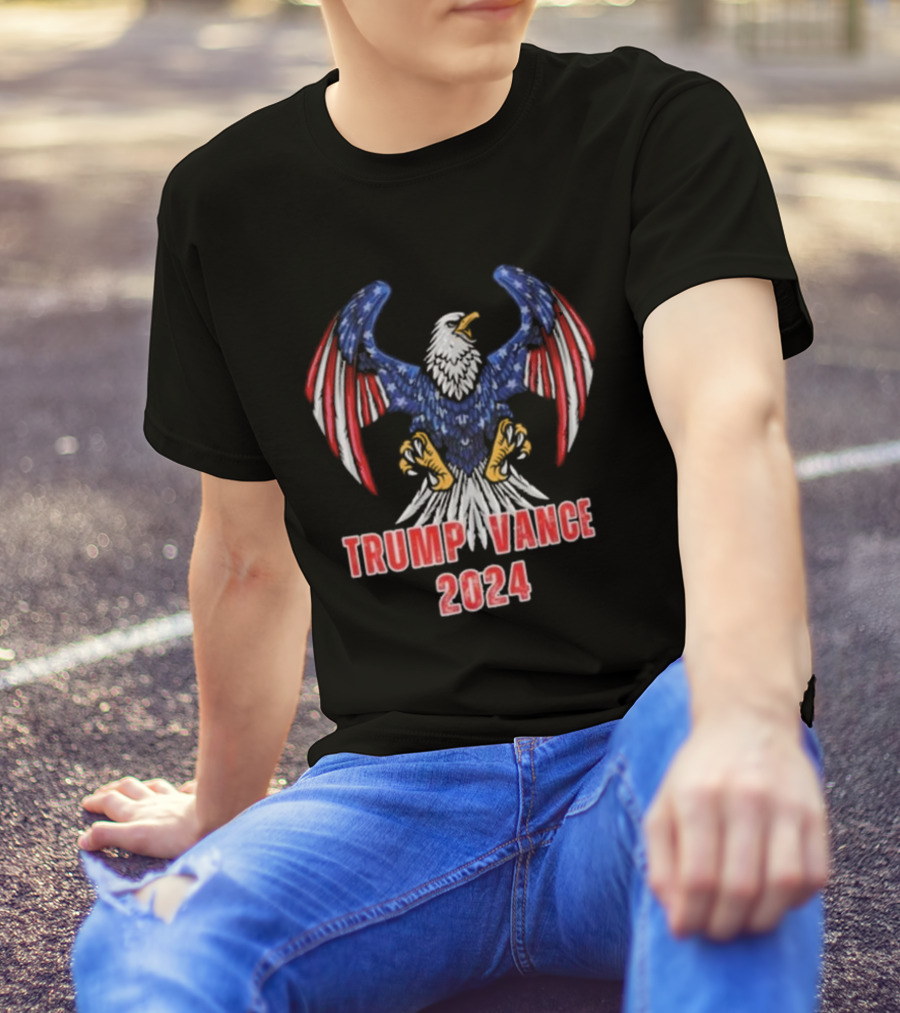 Trump Vance 2024 Eagle Patriotic T-Shirt