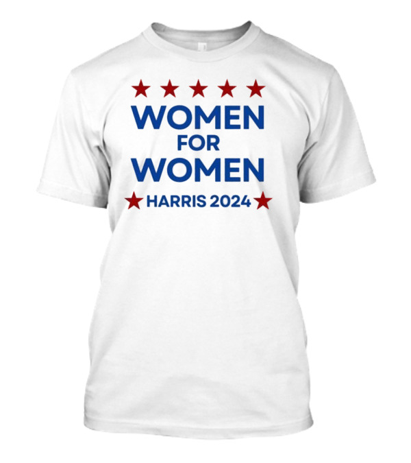 Women For Women Harris 2024 Red Stars T-Shirt