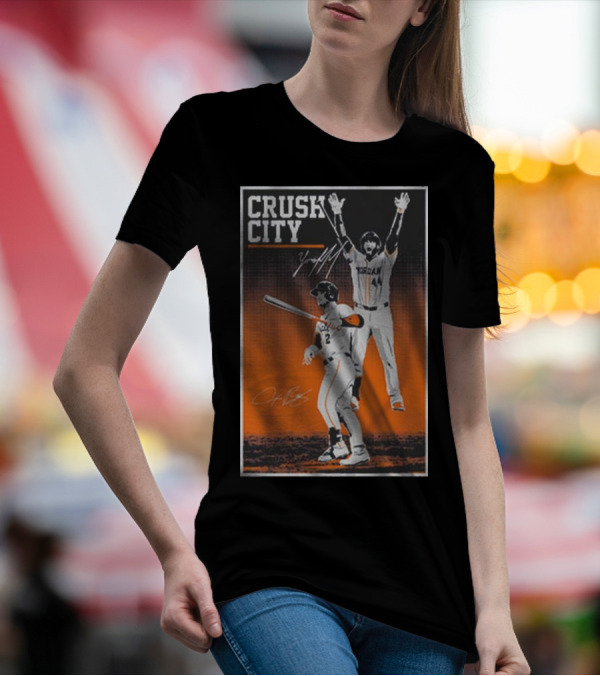 Crush City Alex Bregman Yordan Alvarez Baseball Dynamic Duo T-Shirt