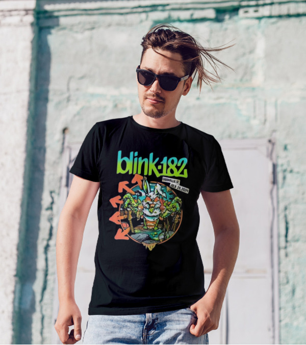 Blink-182 July 29 2024 Greenville SC Event Monster T-Shirt