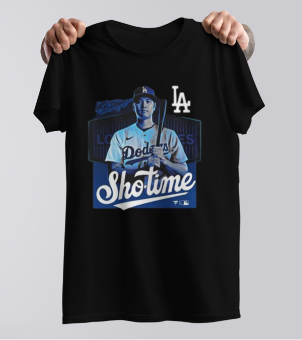 Los Angeles Dodgers Shohei Ohtani Sho-Time LA Iconic MLB Player T-Shirt