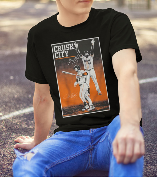 Alex Bregman Yordan Alvarez Crush City Baseball T-Shirt