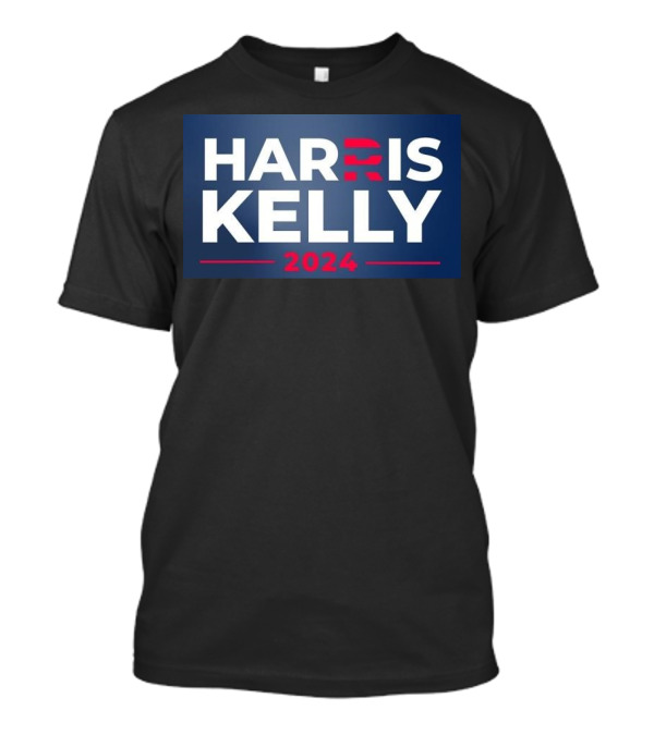 Harris Kelly 2024 Presidential Election Campaign T-Shirt