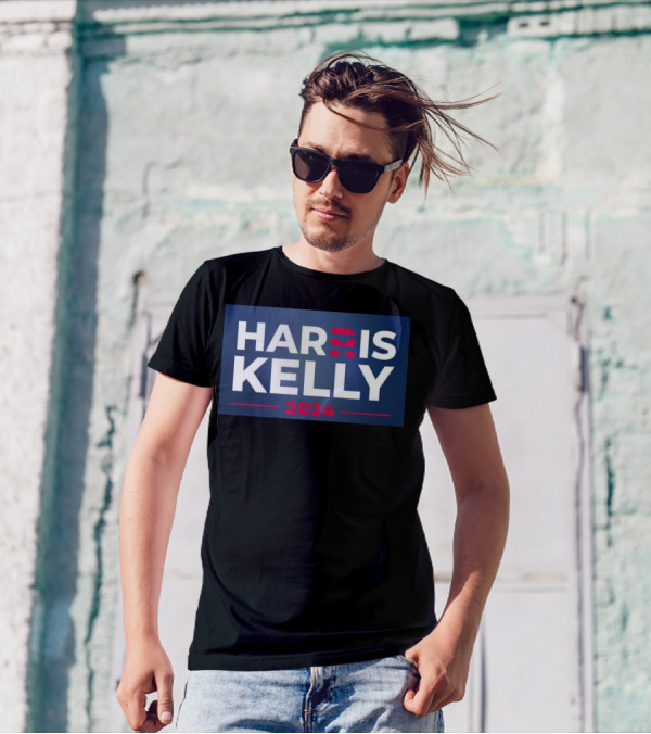 Harris Kelly 2024 Presidential Election Campaign T-Shirt