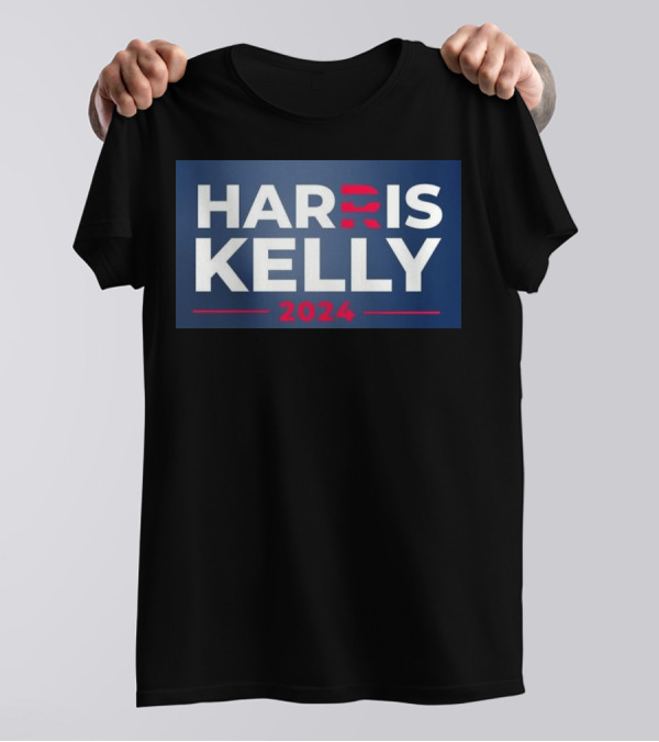 Harris Kelly 2024 Presidential Election Campaign T-Shirt