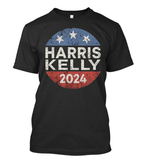 Harris Kelly 2024 Campaign Stars Circle T-Shirt