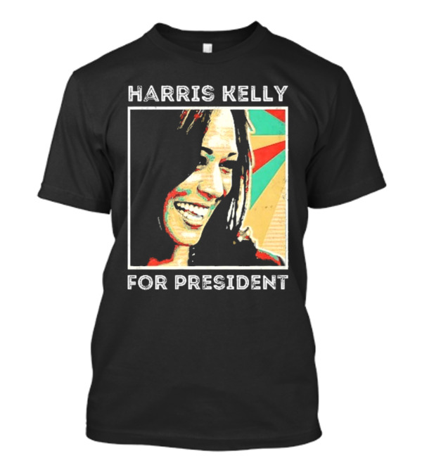 Harris Kelly For President 2024 Retro Pop T-Shirt