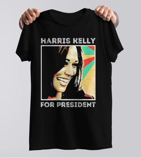 Harris Kelly For President 2024 Retro Pop T-Shirt