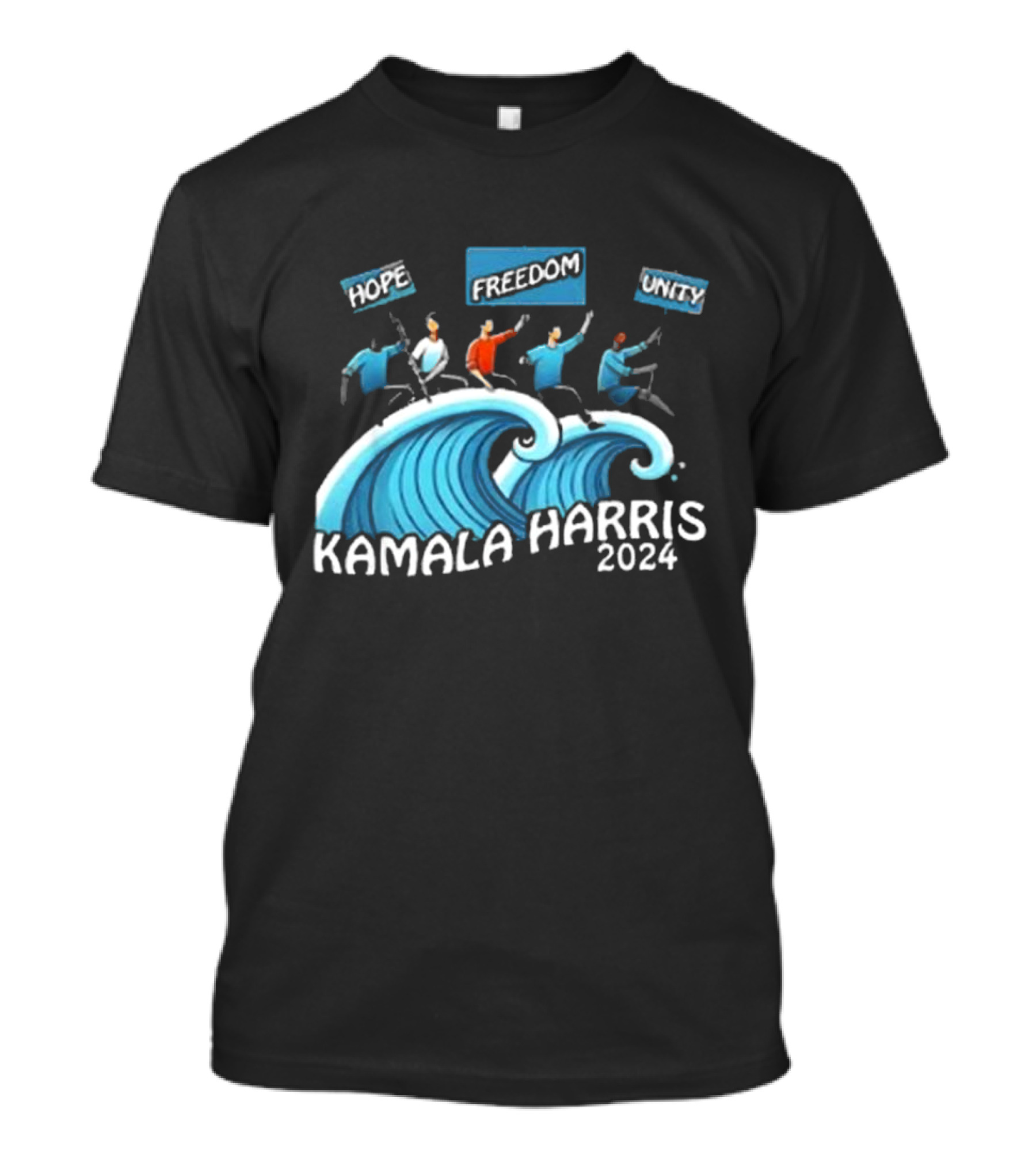 Kamala Harris 2024 Hope Freedom Unity T-Shirt