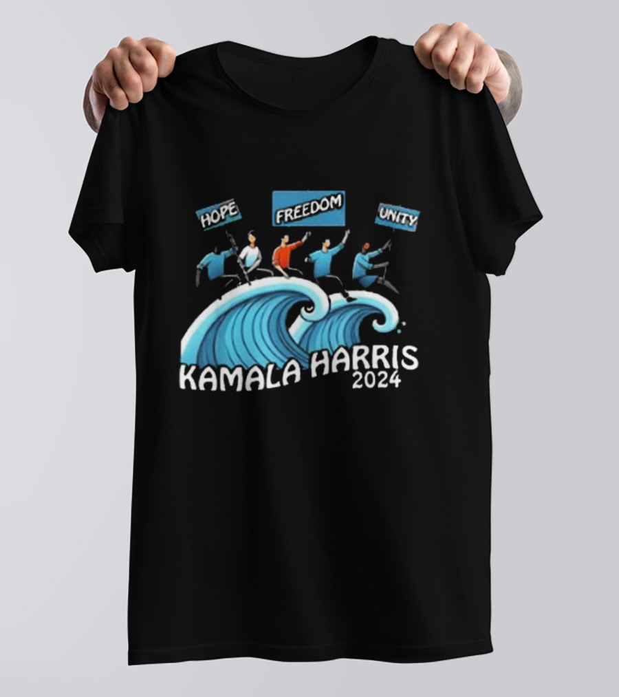 Kamala Harris 2024 Hope Freedom Unity T-Shirt