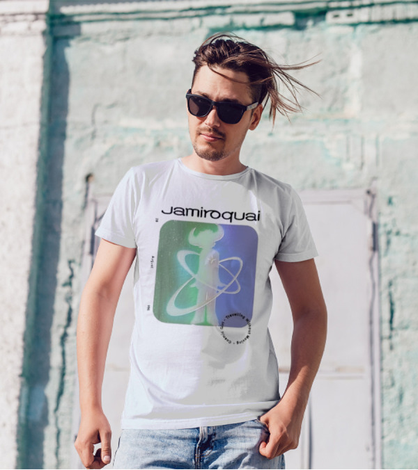 Jamiroquai Cosmic Being Travelling Without Moving August 29 96 T-Shirt