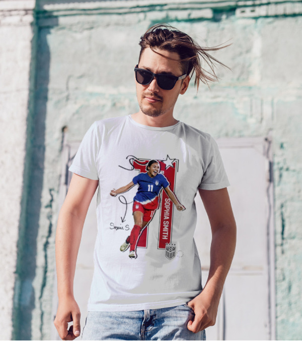 Sophia Smith USWNT 11 Signature T-Shirt