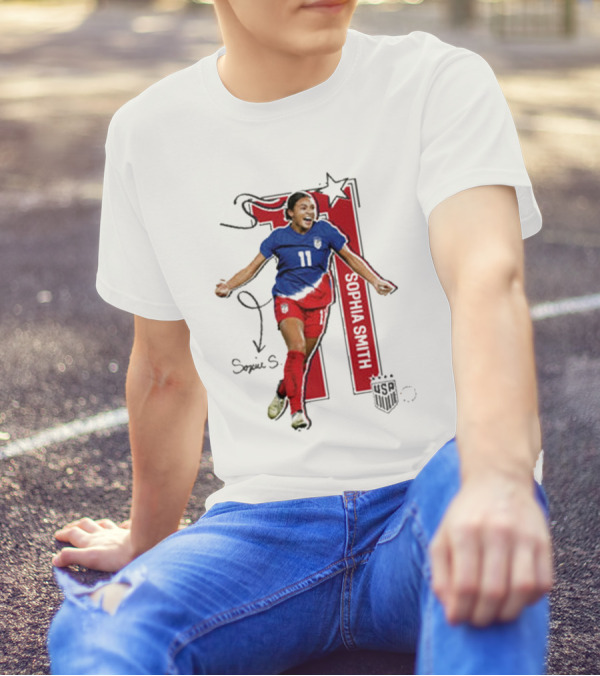Sophia Smith USWNT 11 Signature T-Shirt