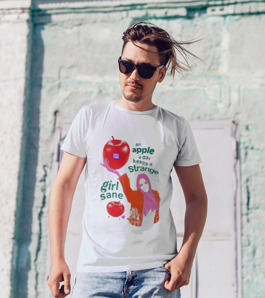 An Apple A Day Keeps A Strange Girl Sane Bug Girl T-Shirt