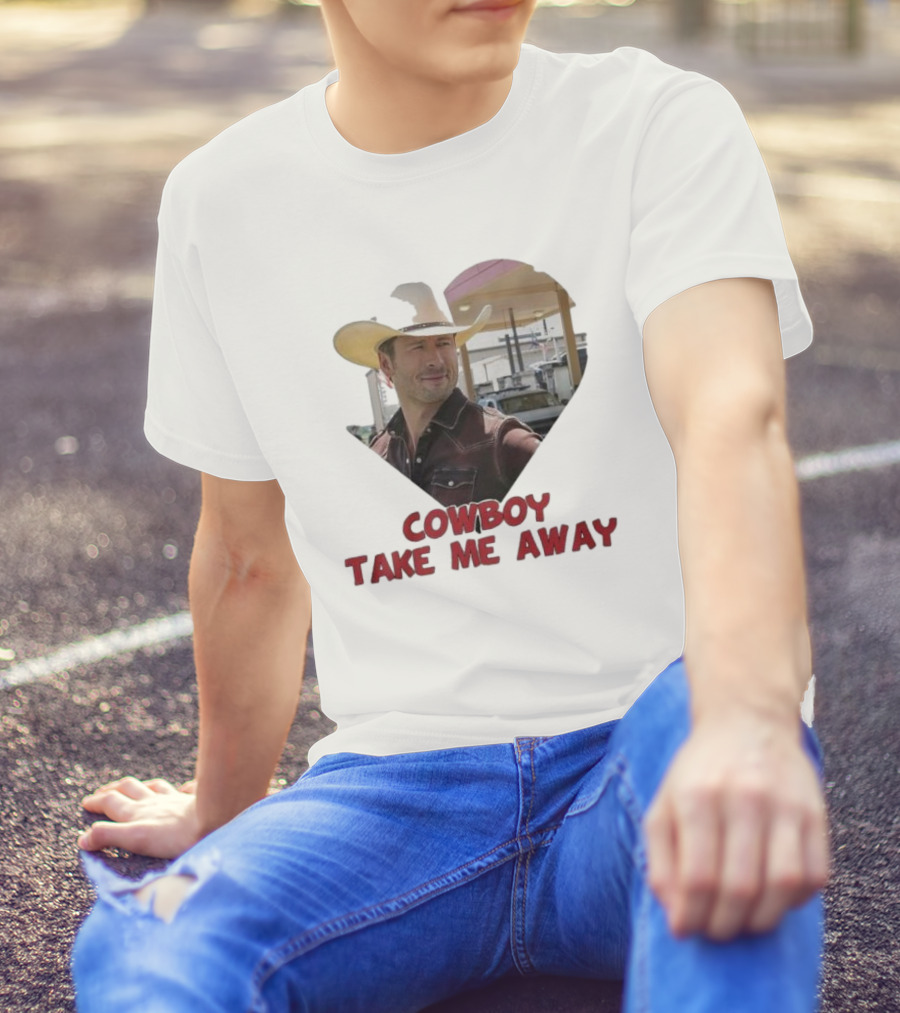 Cowboy Take Me Away Glen Powell T-Shirt