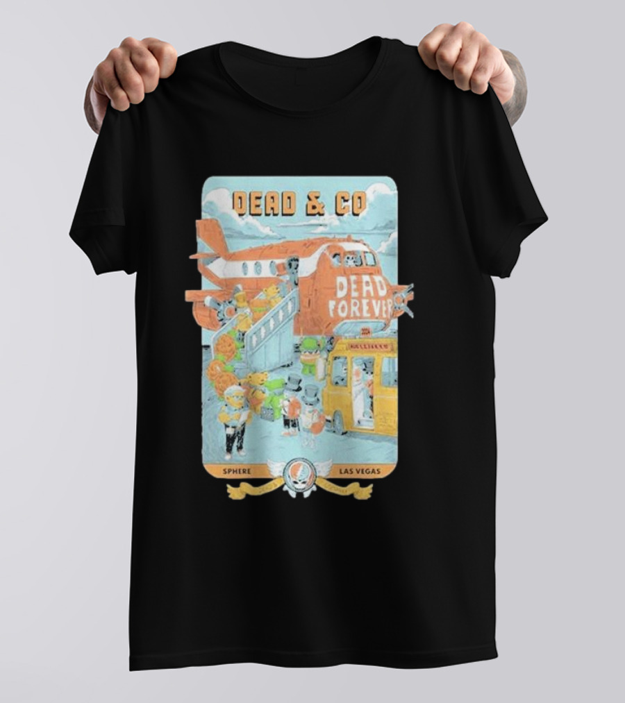 Dead And Co Dead Forever Sphere Las Vegas T-Shirt