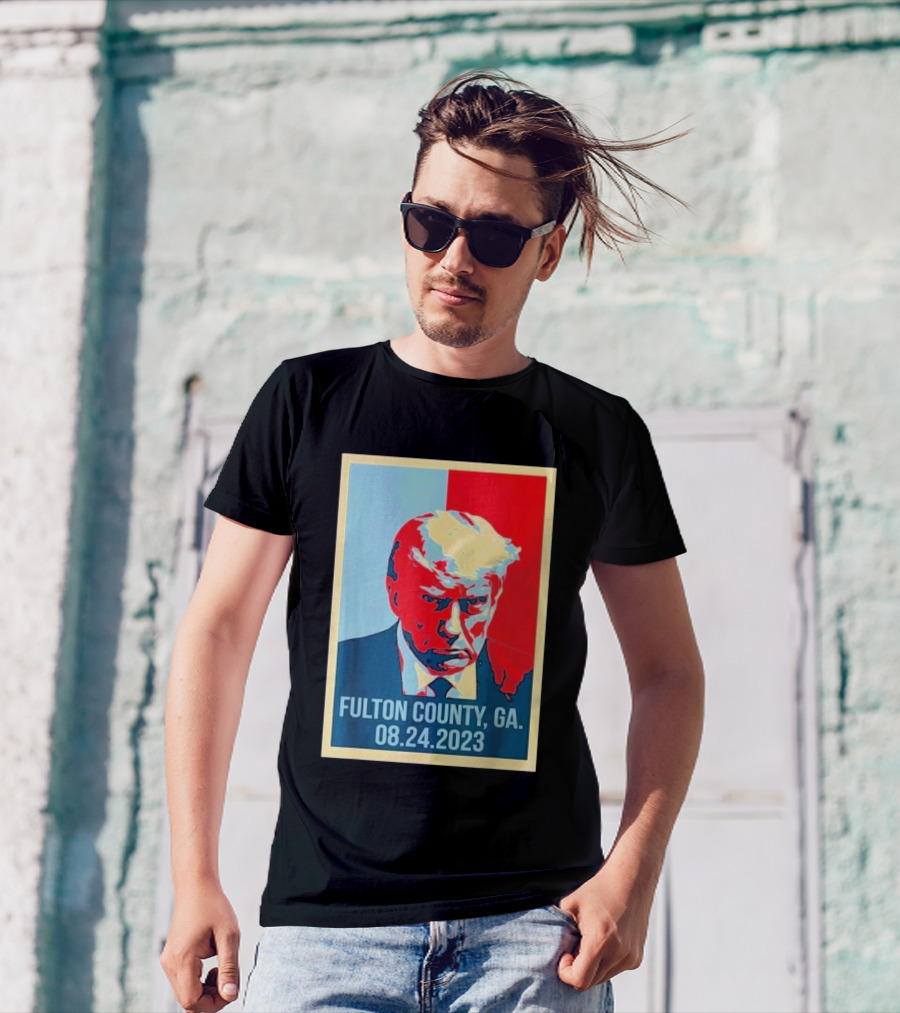 Donald Trump Fulton County GA 08.24.2023 Pop T-Shirt