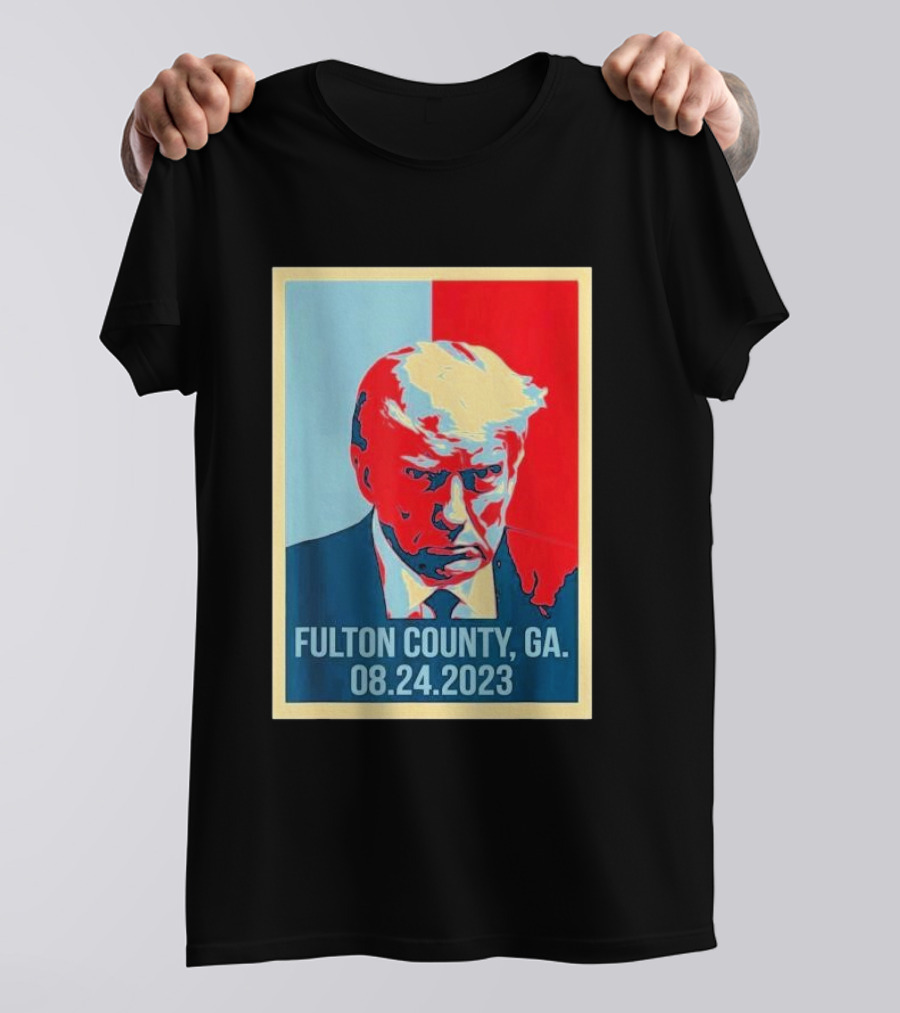 Donald Trump Fulton County GA 08.24.2023 Pop T-Shirt