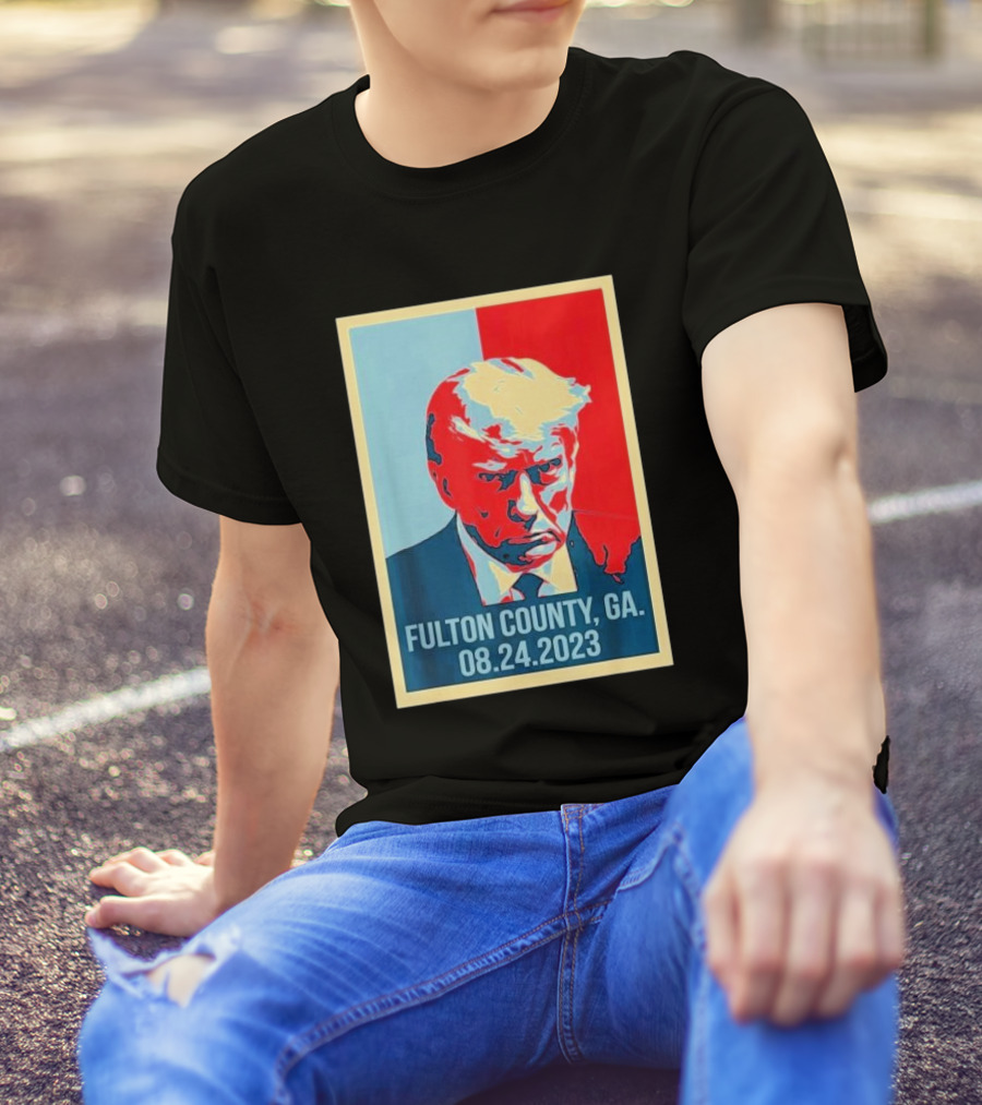 Donald Trump Fulton County GA 08.24.2023 Pop T-Shirt