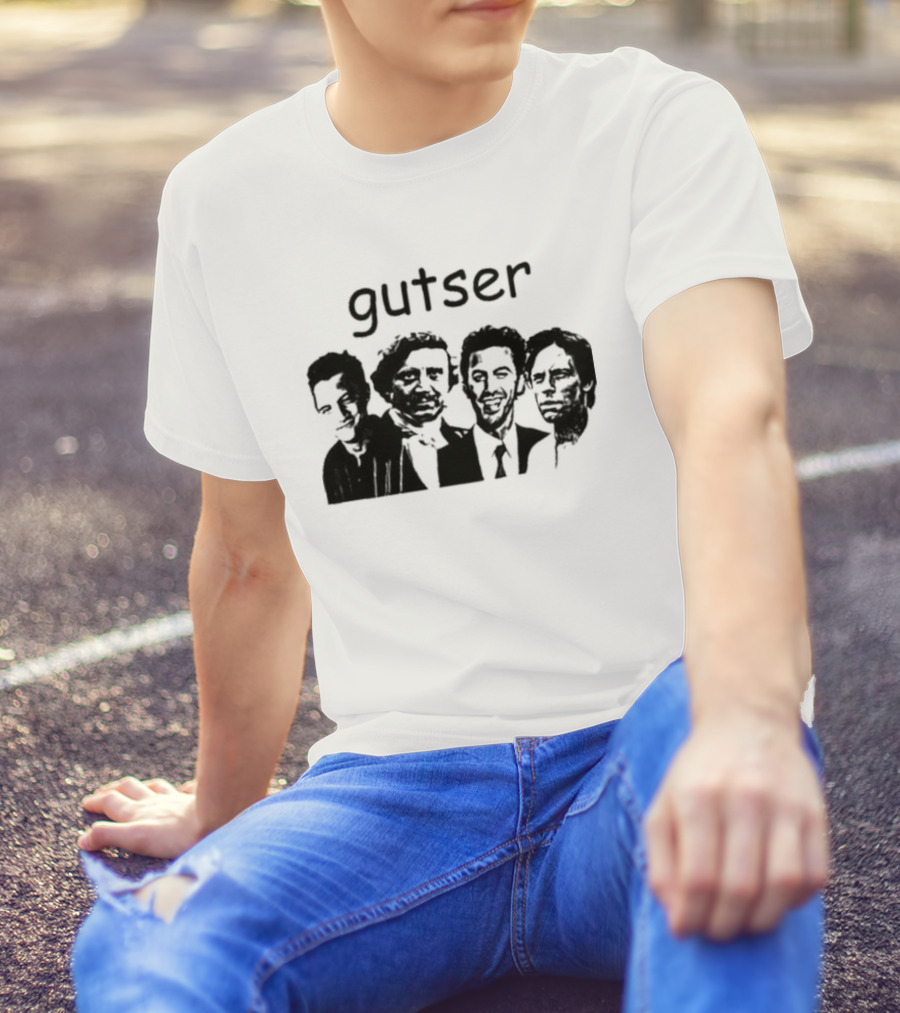 Guster Band Bootleg Gutser Seinfeld Faces T-Shirt