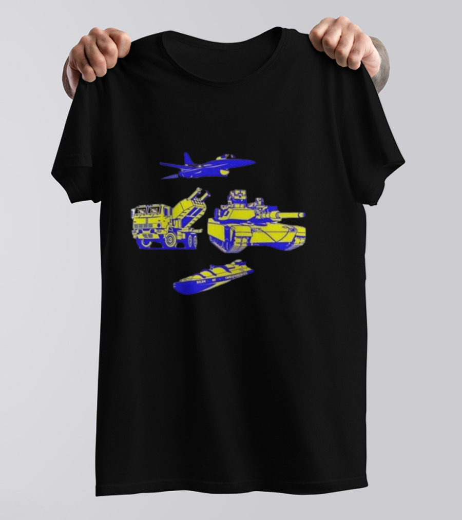 Holden Caulfield Peace Through Superior Firepower Military Vehicles Doge Dog T-Shirt