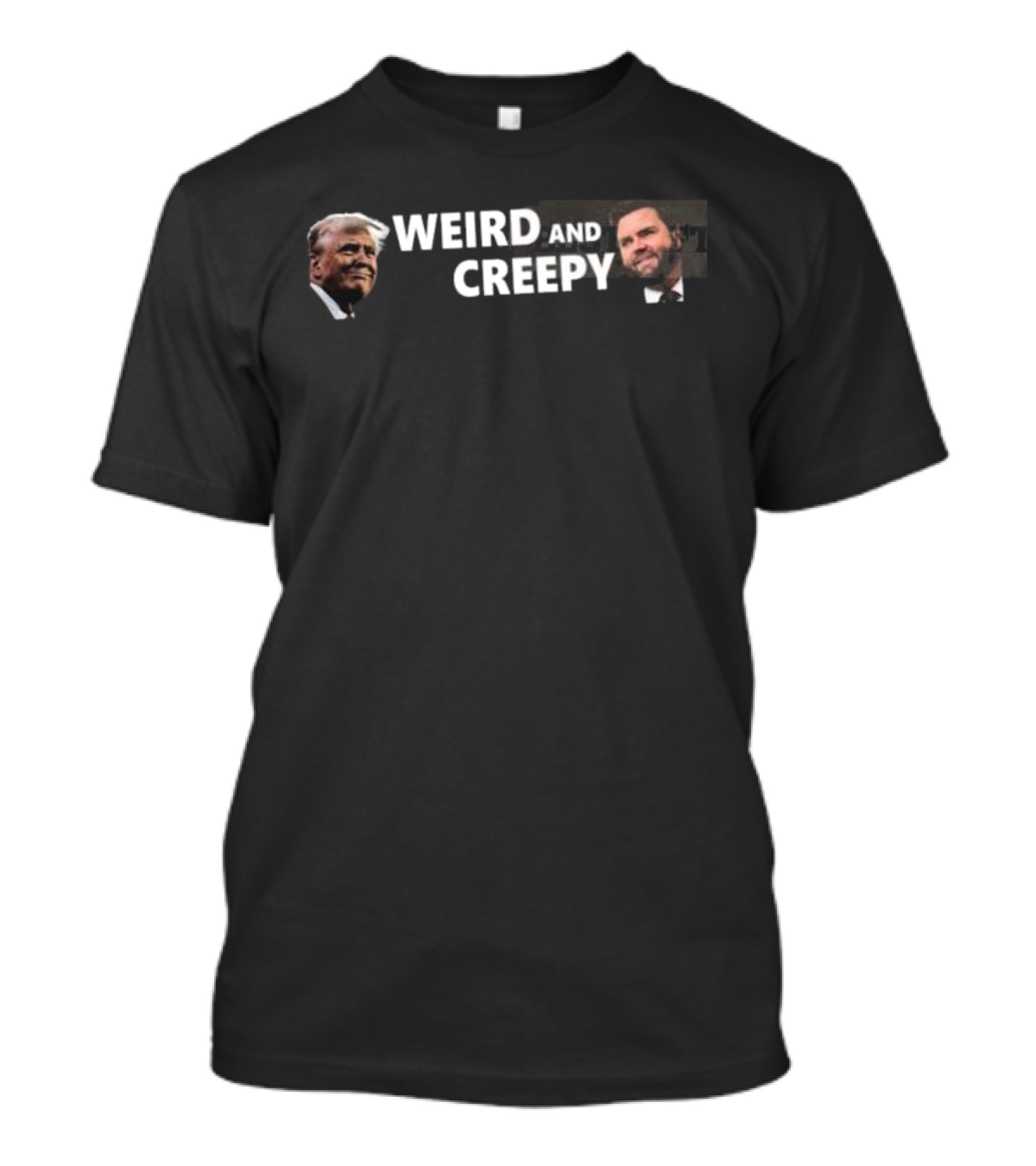 Weird And Creepy Trump Jd Vance T-Shirt