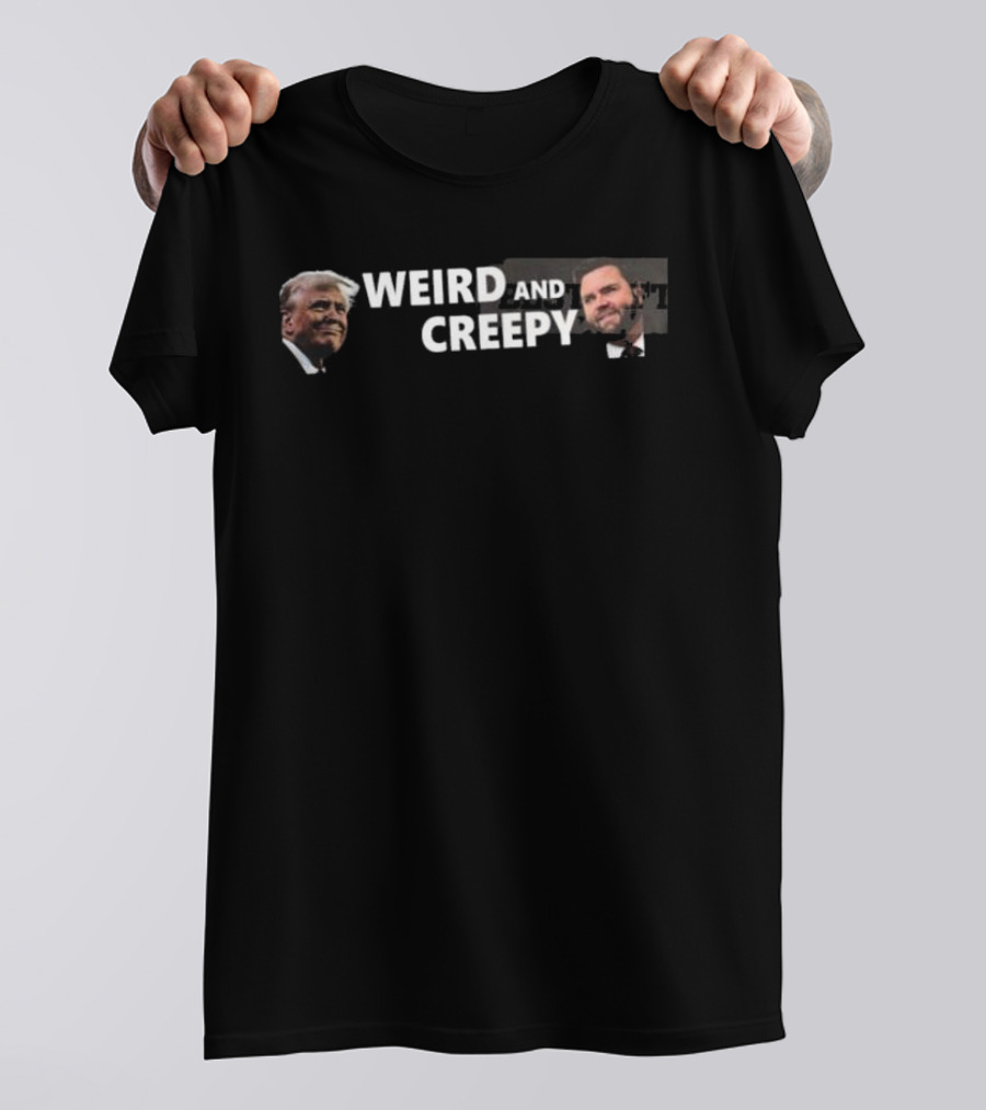 Weird And Creepy Trump Jd Vance T-Shirt