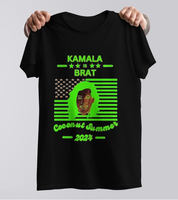 Kamala Is Brat Coconut Summer T-Shirt
