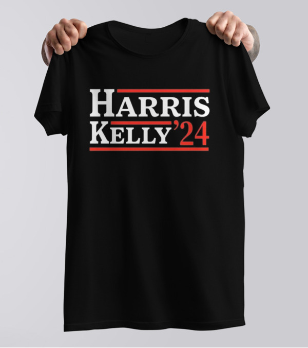 Harris Kelly '24 Kamala Harris Mark Kelly 2024 Democrat VP Vice President USA T-Shirt