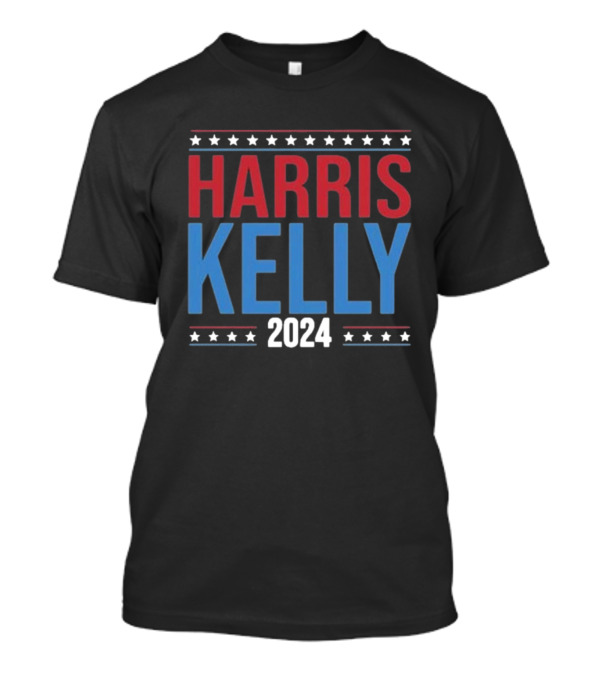 Harris Kelly 2024 Democratic Election Campaign T-Shirt