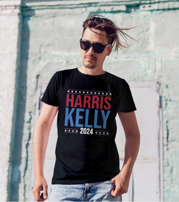Harris Kelly 2024 Democratic Election Campaign T-Shirt