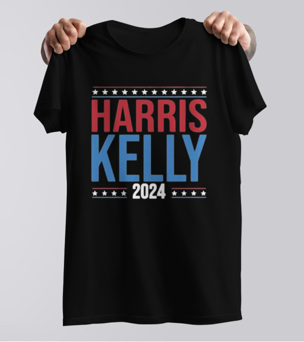 Harris Kelly 2024 Democratic Election Campaign T-Shirt