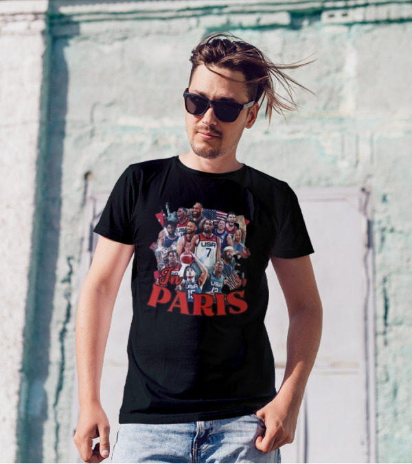 In Paris USA Basketball Team T-Shirt