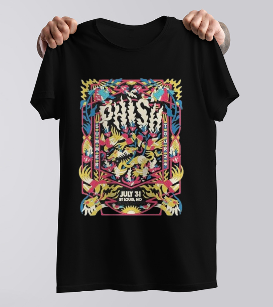 Phish Summer Tour July 31 St Louis Mo T-Shirt