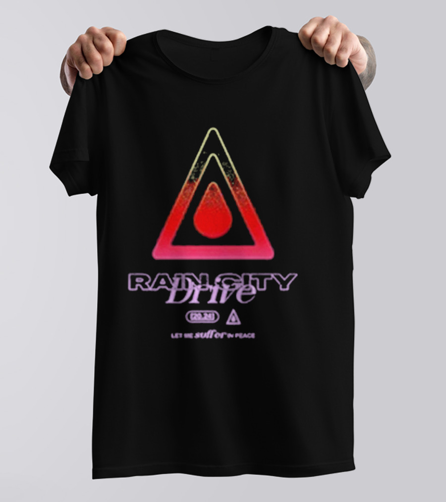 Rain City Drive Frozen Let Me Suffer In Peace Triangle T-Shirt