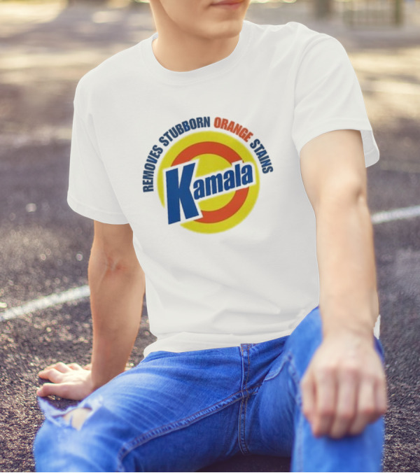 Kamala Removes Stubborn Orange Stains Vote For Her T-Shirt