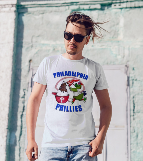 Philadelphia Phillies Phanatic Ice Cream Ring The Bell T-Shirt