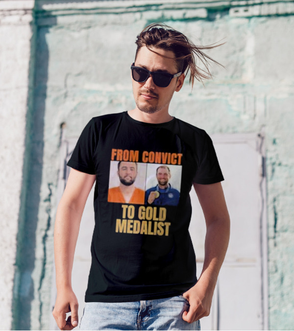 From Convict To Gold Medalist: Scottie Scheffler Transformation T-Shirt