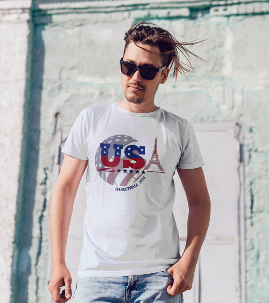 USA Basketball 2024 Paris Sport Games T-Shirt
