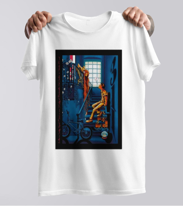 311 Merriweather Post Pavilion Columbia MD August 04 2024 Concert Poster Stairs And Characters T-Shirt