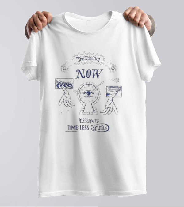 The Eternal Eye Embraces Now And Whispers Timeless Truths T-Shirt
