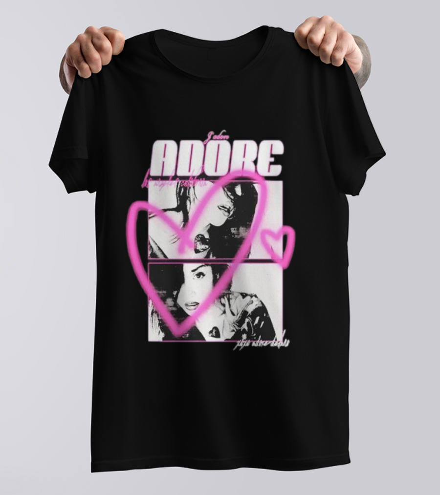 Adore Delano Heart Photo Collage Xoxo Love T-Shirt