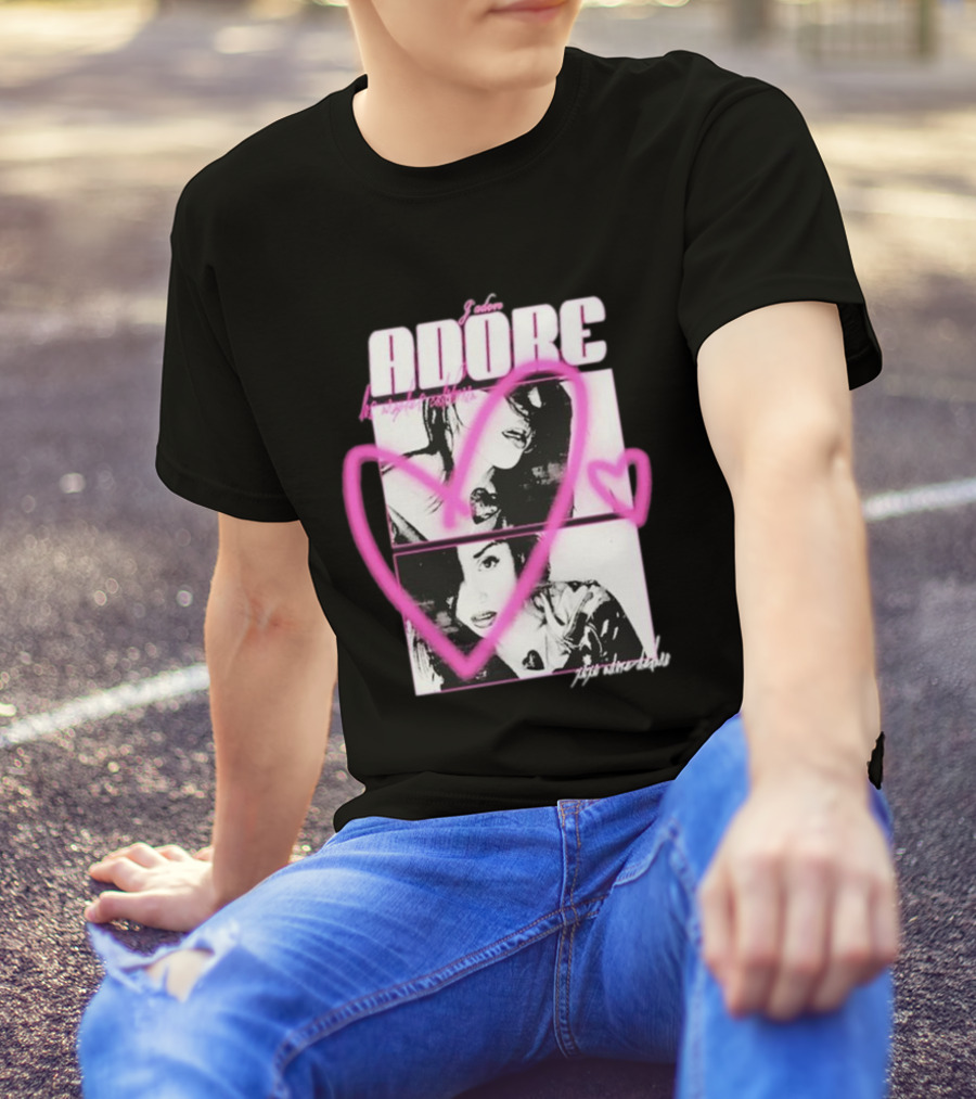Adore Delano Heart Photo Collage Xoxo Love T-Shirt