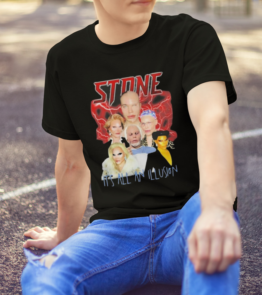 Stone Surgery Alexis Stone It's All An Illusion T-Shirt