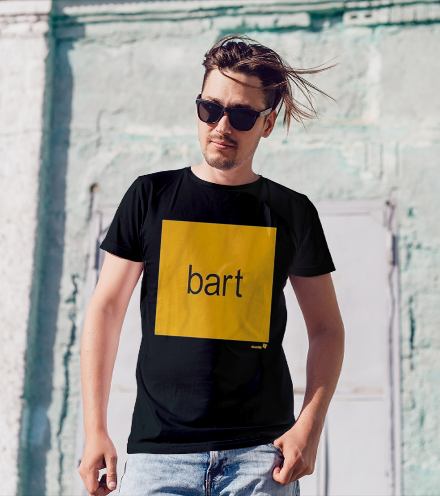 Bart Slayer Brat Yellow Square T-Shirt