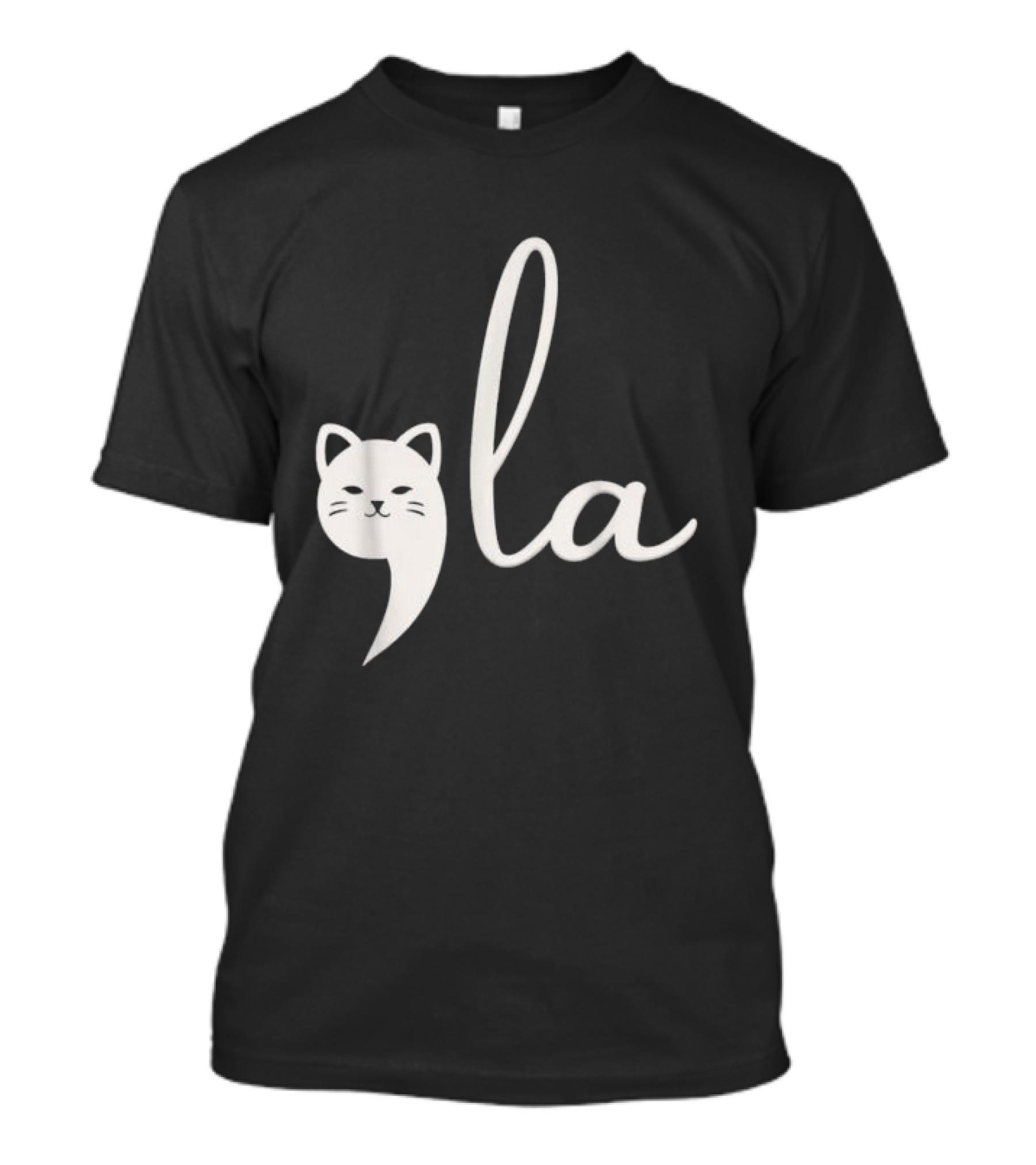 Kamala Harris Comma-La Cat Ladies With Cat Face Comma T-Shirt