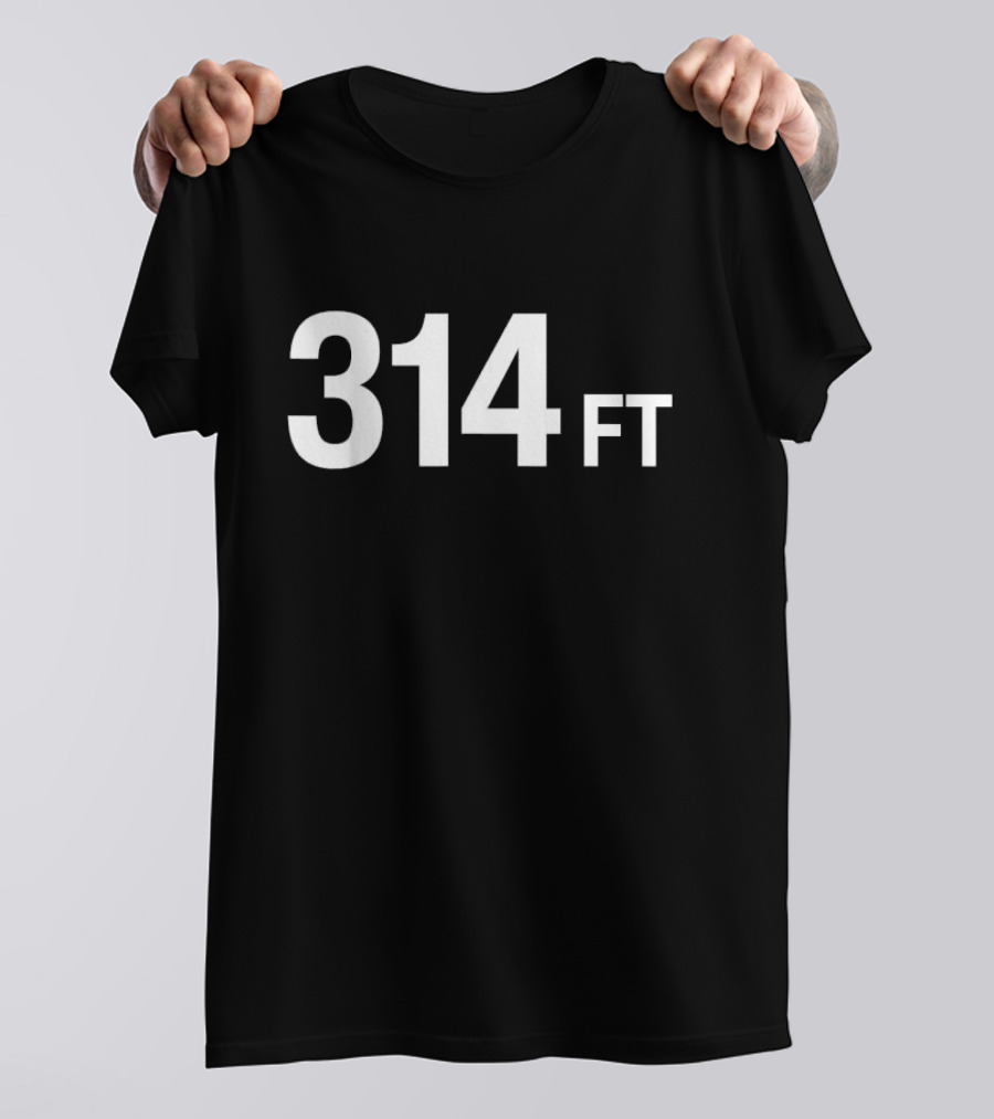 314 Ft Pi Day Math Joke T-Shirt