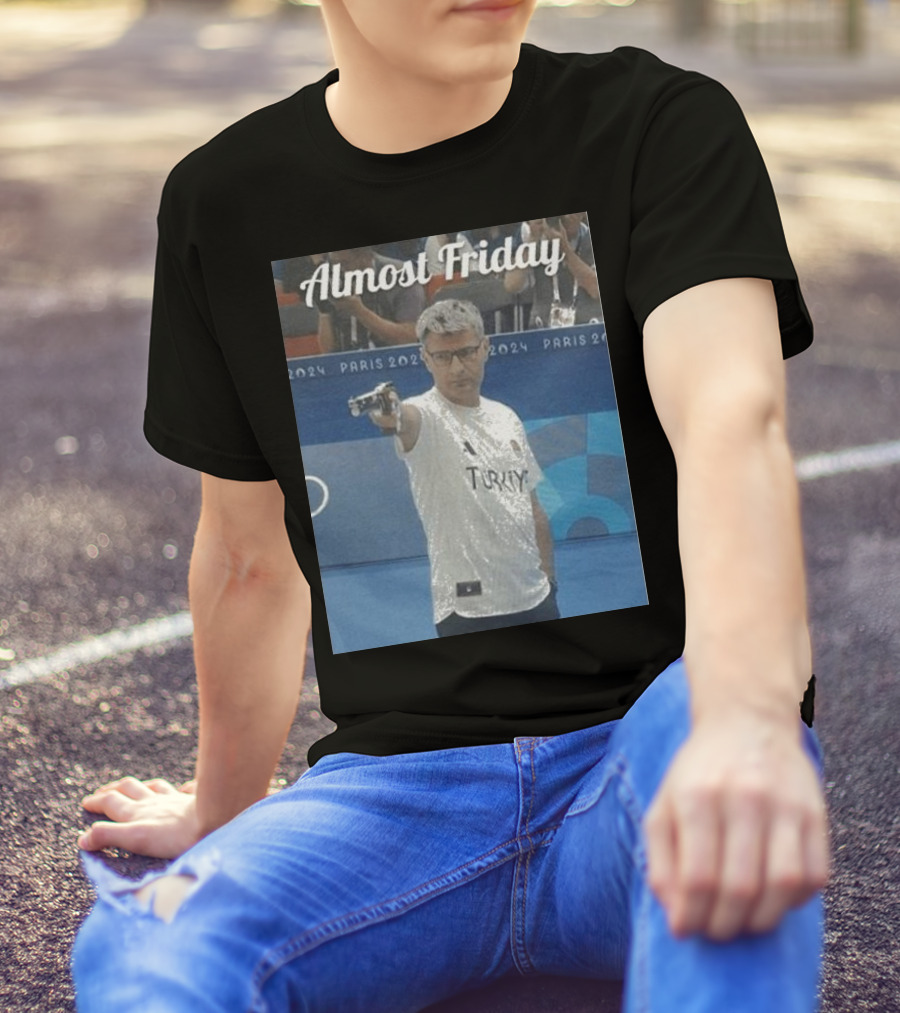 Almost Friday Paris 2024 Turkey Olympics T-Shirt