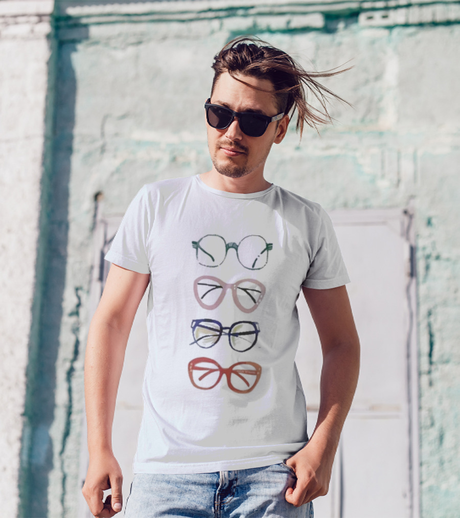 Summer Retro Glasses Classic Styles T-Shirt